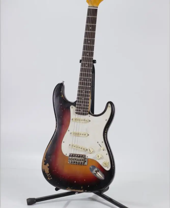 new handmade remains ST electric guitar Masterbuilt John Cruz & John Mayer guitarra.stratocaster gitaar relics by hands new handmade remains ST electric guitar Masterbuilt John Cruz & John Mayer guitarra.stratocaster gitaar relics by hands