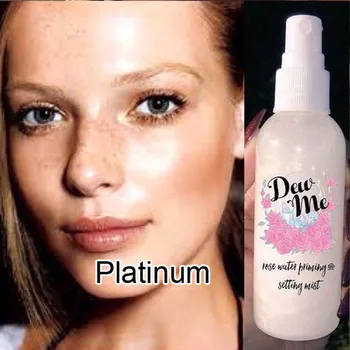 

1 Bottle Rose Water Priming And Setting Mist Dew Me Rose Moisturizing Pearlescent Spray 8.29