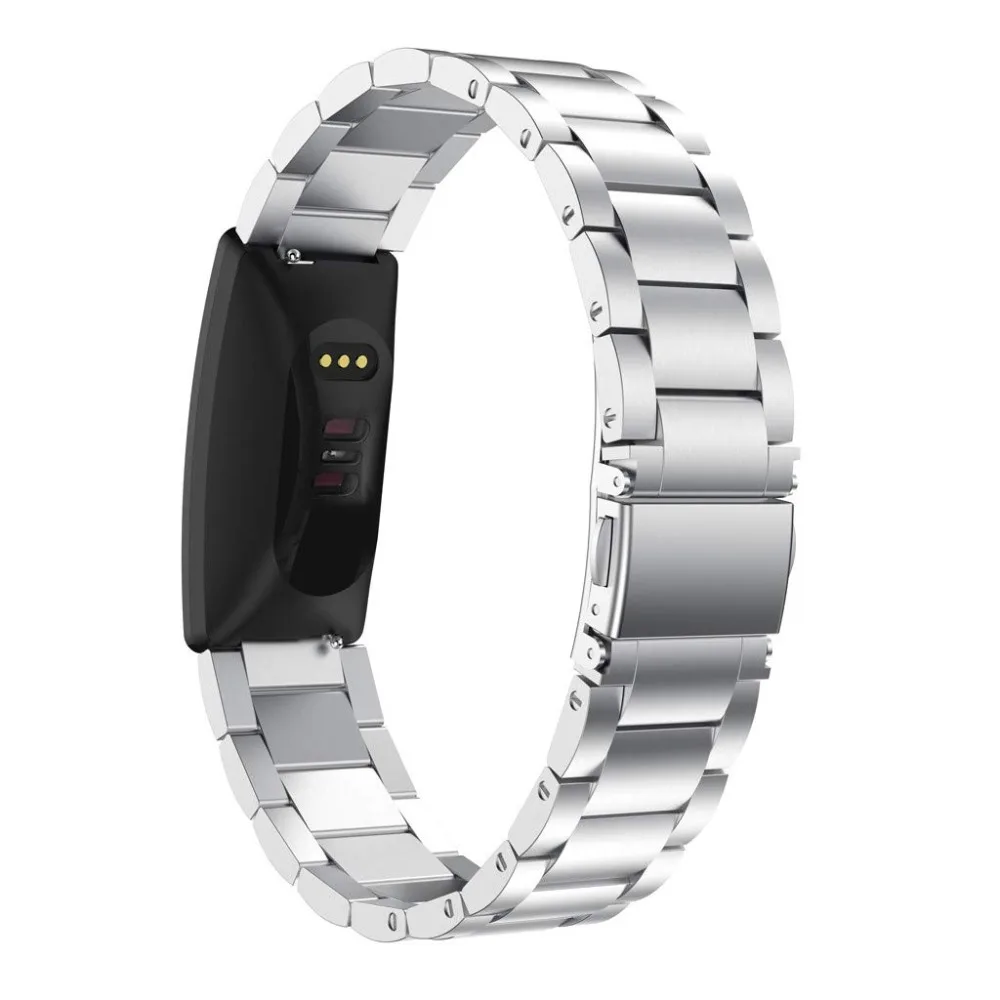 Совместимый FitbitInspire HR Band& FitbitInspire Band, металлический ремешок из нержавеющей стали, сменный Браслет для FitbitInspire