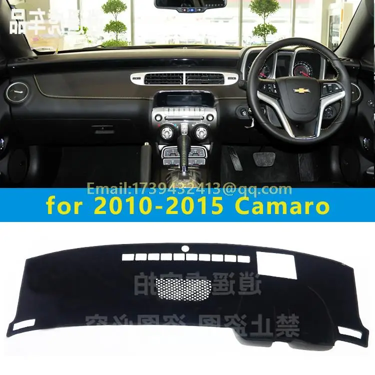 

dashmats car-styling accessories dashboard cover for Chevrolet chevy camaro ss zl1 rs z28 2010 2011 2012 2013 2014 2015 RHD