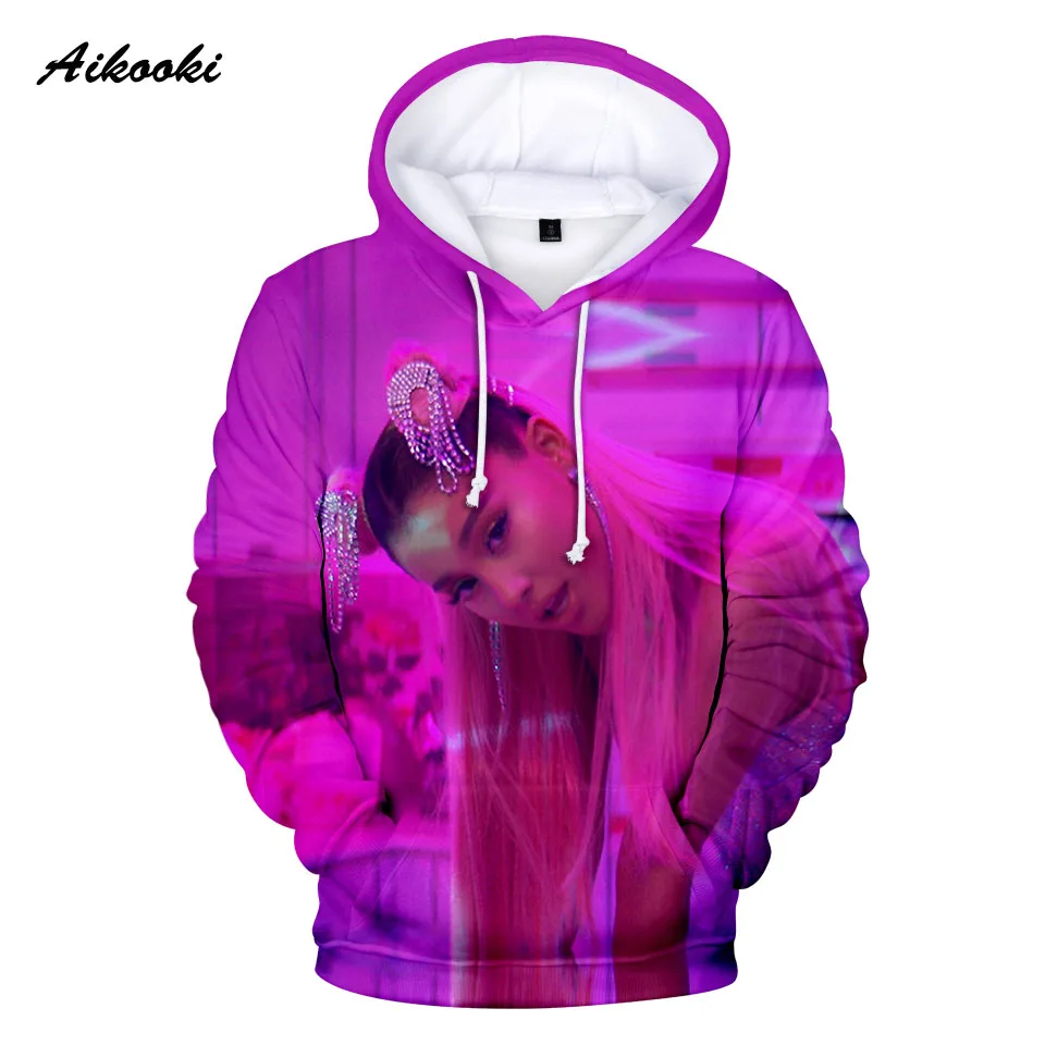 Fashion 3D Ariana Grande Hoodies Men Women Aikooki Fashion Harajuku Hoodie Sweatshirts Fashion Hooded Ariana Grande 3D Hoody