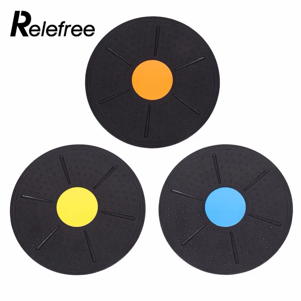 relefree Universal Balance Board Plastic Waist Twisting Wobble Balance Board Stability Training