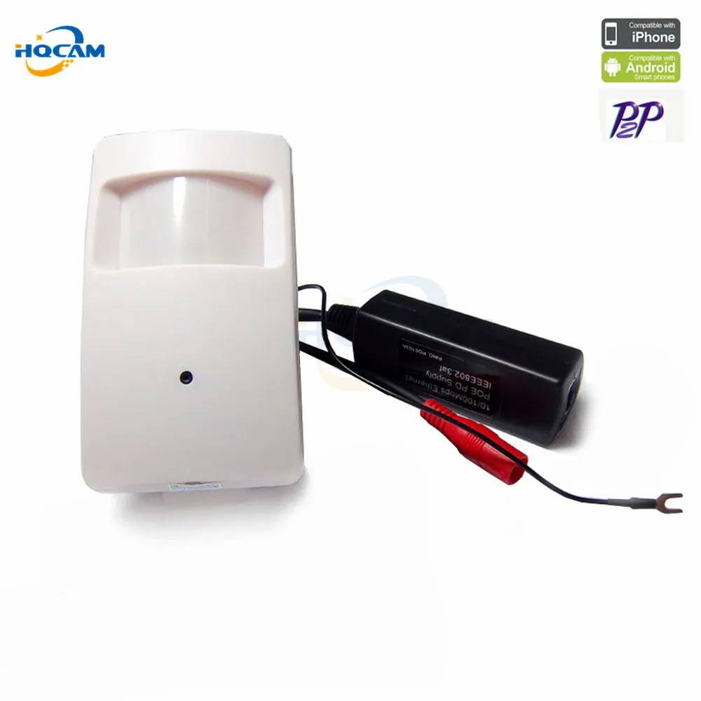 Hqcam 1080 P POE IP Камера Onvif 2.0 P2P plug and play мини ПИР мини POE Камера PIR Стиль движения детектор мини POE Камера