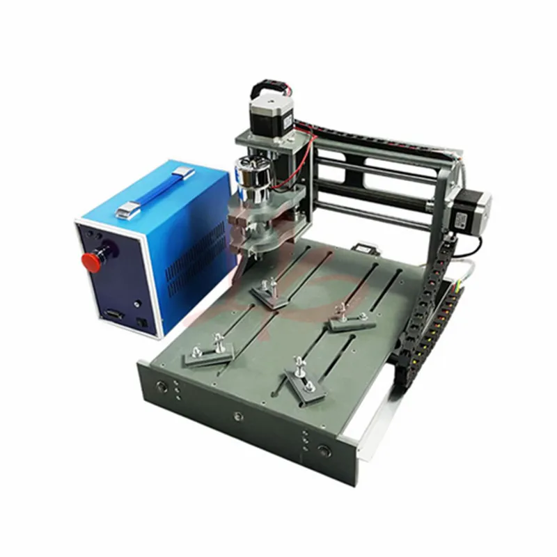 Мини фрезерный станок с ЧПУ 3020 3 оси Рабочая площадь фрезерного станка pcb 200*300*75 мм