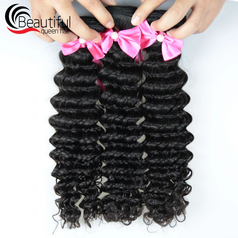 3bundles deep wave remy hair