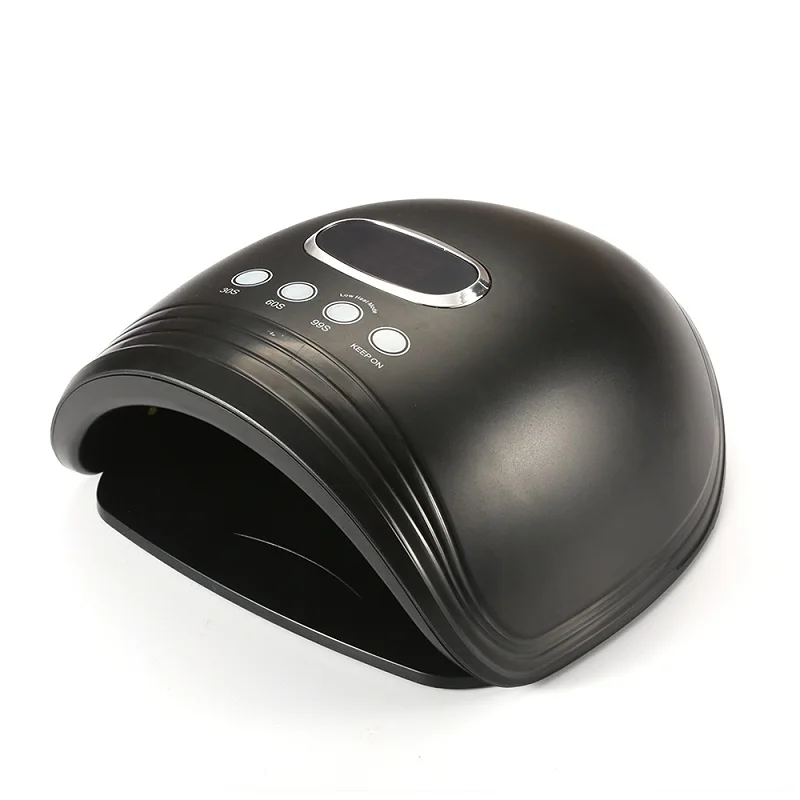 60 Вт Профессиональная лампа для ногтей Светодиодный УФ-лампа для маникюра Сушилка для ногтей для УФ-геля светодиодный аппарат для маникюра с инфракрасным датчиком - Цвет: Black