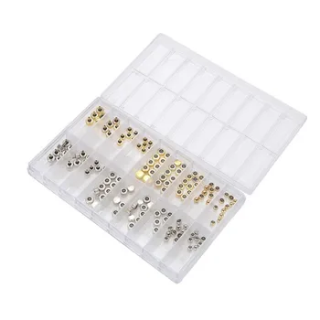 

Watch Parts Replacement Assorted Gold & Silver Dome Flat Head Watch Accessories Repair Tool Kit For Watchmaker Dropship