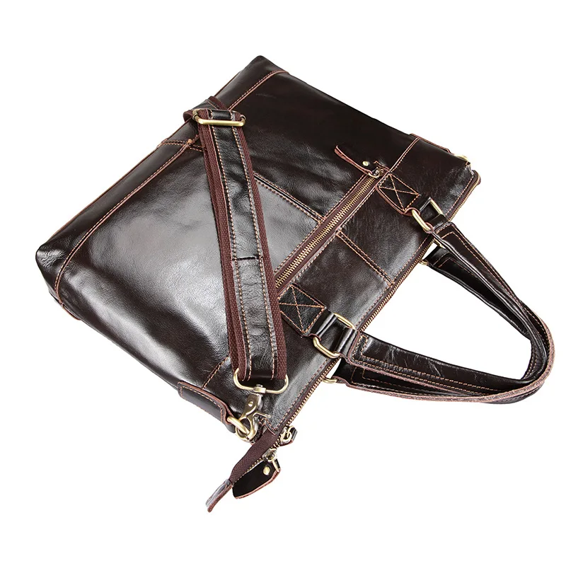 Натуральная кожаные сумочки Женская деловая сумка из воловьей кожи для ноутбука Сумка-тоут из коровьей кожи сумка через плечо с карманом