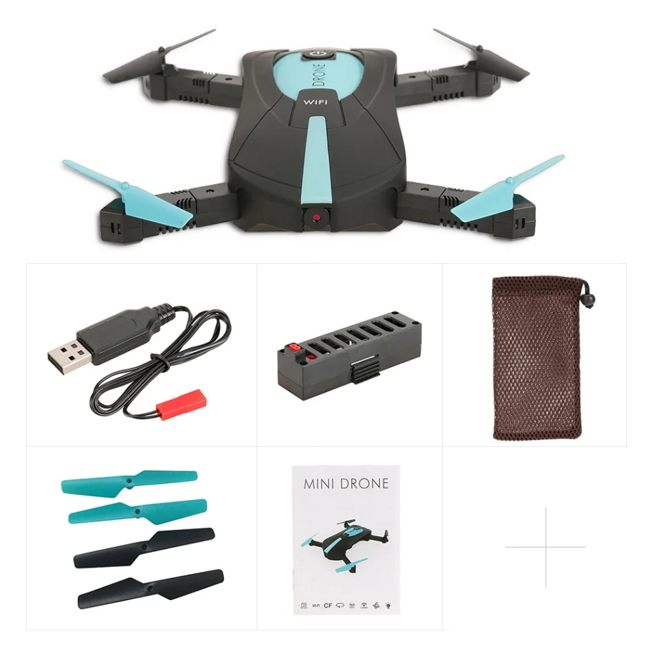 GOOLSKY JUNYI игрушки JY018 2.0MP камера 1080 P Wifi FPV складной селфи Карманный Дрон g-сенсор барометр стабилизация высоты RC Квадрокоптер