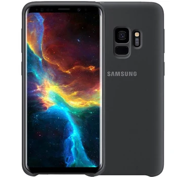 

Samsung Galaxy S9 S 9 Plus Case Cover Silicon Original Fitted Back Slim Sample Shockproof Camera Protective Anti-Fingerprint