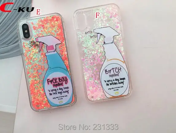 Твердый чехол C ku из ТПУ с жидким зыбучим песком для Iphone X 8 7 Plus I7 PLUS 6 6S Роскошный