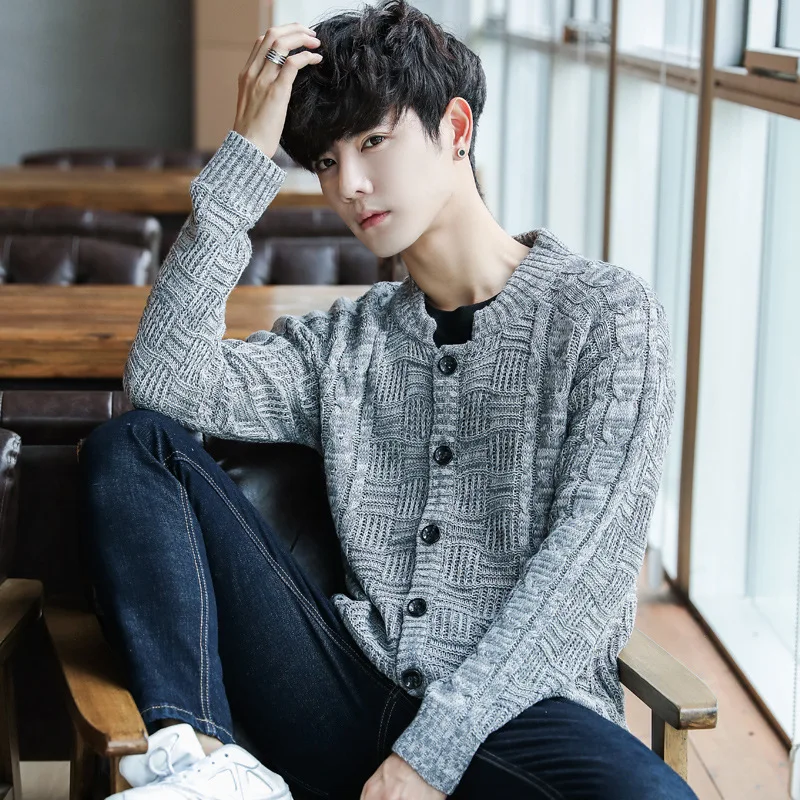 korean style men's sweater