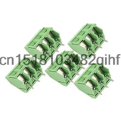 

5 Pcs 3 Pin 5.08mm Pitch PCB Screw Terminal Block Connector 30A