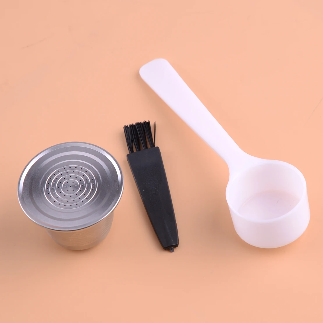 New Coffee Stainless Steel Capsule Refillable Reusable Pod Cup Fit For Nespresso Machine New Coffee Stainless Steel Capsule Refillable Reusable Pod Cup Fit For Nespresso Machine