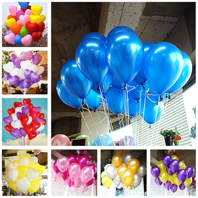 5 шт. 2,2 г латексные воздушные шары «сердце» Детские декорации на свадьбу, вечеринку детские надувные шарики праздничные шары надувные шары для воздушных шаров, брак