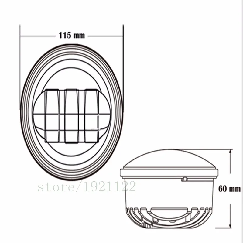 4.5 inch led fog lamp harley davidson fod light 7inch motorcycle led headlight for harley davidson.j122pg.2122jpg