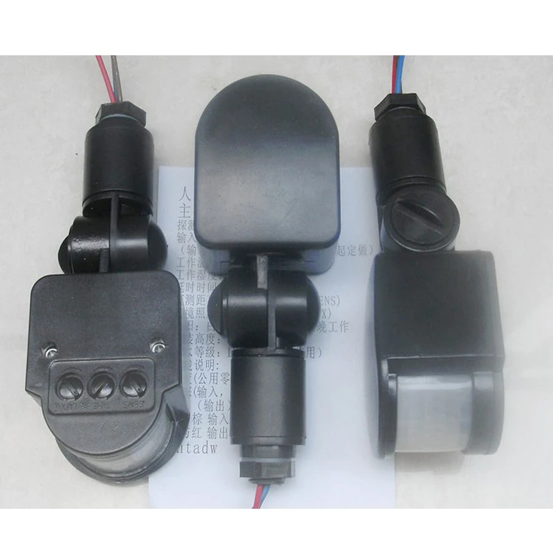 5 шт./лот инфракрасный датчик движения из pir детектор прожектор AC100 240V LED