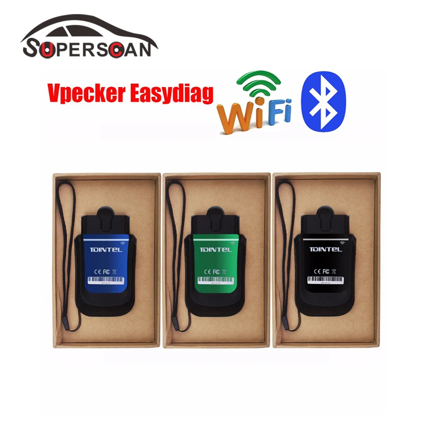 Auto Diagnostic Tool Vpecker Wifi Easydiag V8.5 Car Code Scanner for BMW for Audi for G M Vpecker Wifi OBD2 Work on Windows