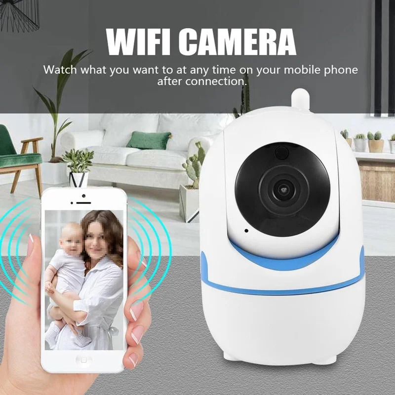 Wifi IP Camera MINI 2.0MP HD Smart Home Security Mobile Remote Control PTZ With Body Auto Tracking Two Way Audio Cloud Storage
