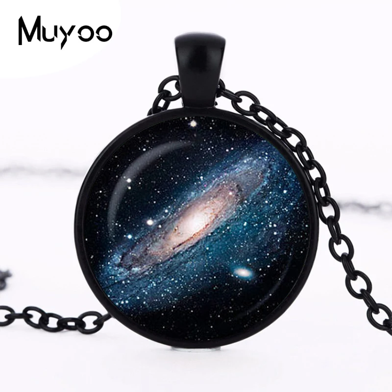 

2017 new hot Vintage Spiral Nebula Pendant The Pinwheel Galaxy necklace Silver plated universe jewelry Art print pendant HZ1