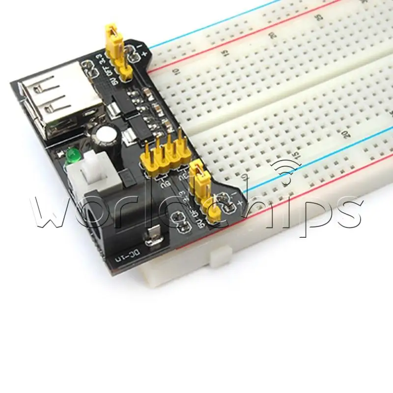 Solderless Breadboard PCB 830Point+ MB102 Breadboard Power Supply