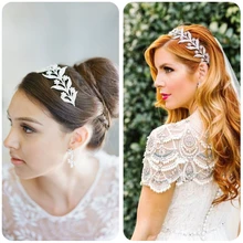 Блестящий серебристый лист полная корона принцессы из страз для прополка тиара украшения для волос для взрослых свадебные аксессуары для волос