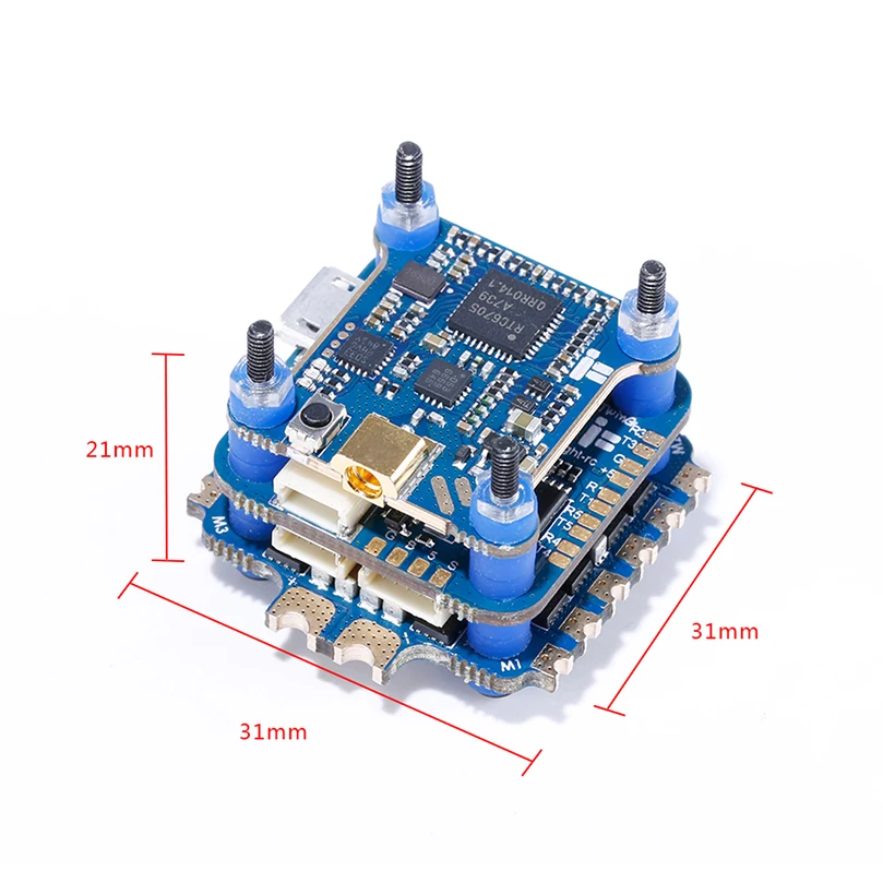 

iFlight SucceX Mini F7 V3 TwinG Flight Tower System w/ 500MW VTX SucceX 35A V3 Plus BLHeli_32 4-in-1 ESC for FPV RC Racing Drone