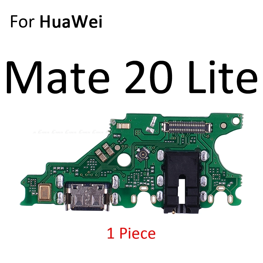 Зарядное устройство Док-станция usb разъем для платы микрофон гибкий кабель для HuaWei mate 20 10 9 Pro Lite P Smart Plus - Цвет: For Mate 20 Lite