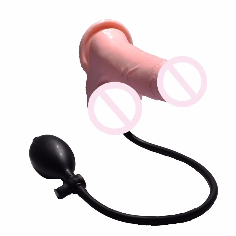 Waterproof Inflatable Dildo Realistic Big Penis With Textured And Shaft Suction Cup Dildo Sex Toys for Woman