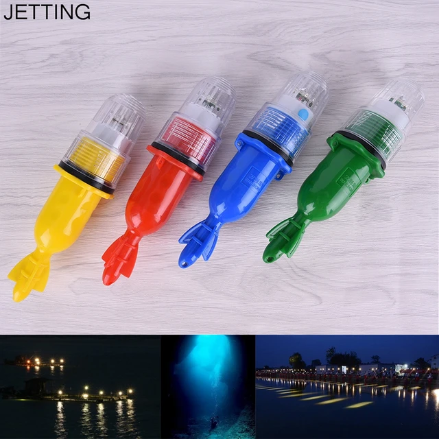 Fishing Float Led Light Red White Ocean Sea Night Fishing Attraction