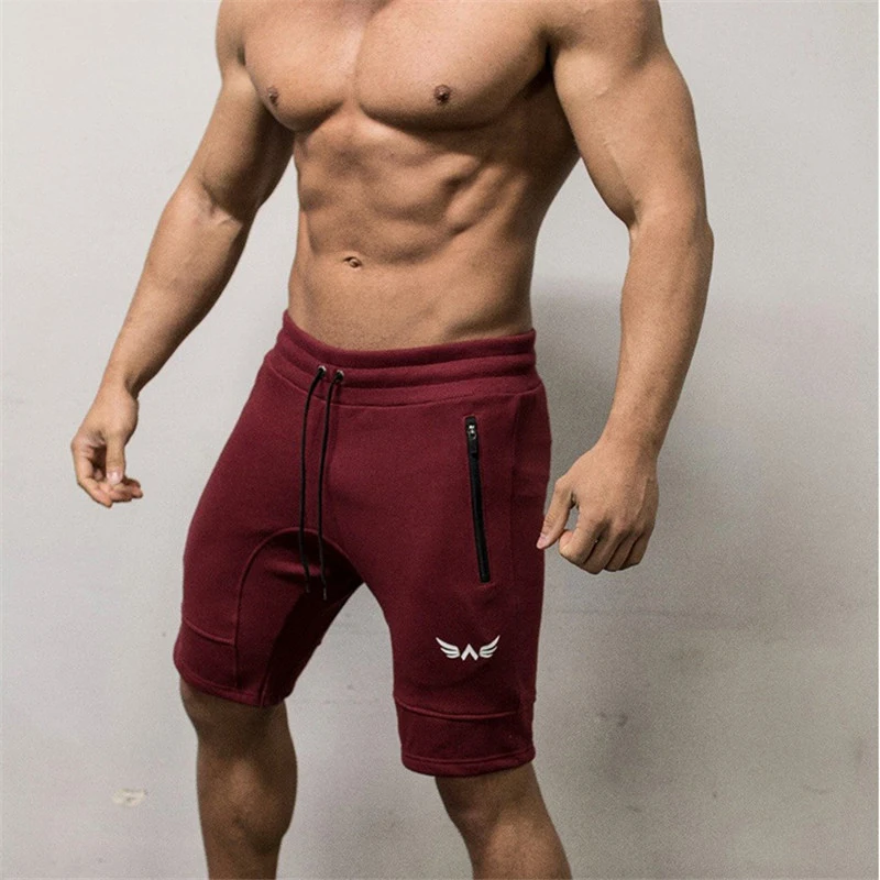 Men Shorts Fitness Bottom Short Pant-9