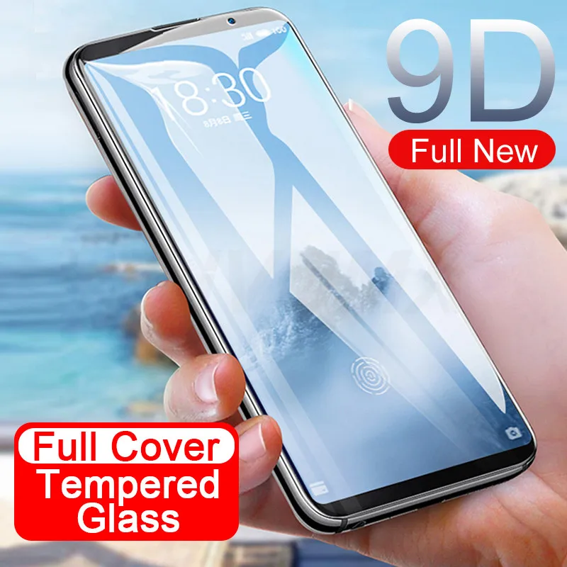 

9D Full Cover Tempered Glass On The For Meizu M15 15 Lite 16 16th 16X 15 16 Plus M6 M6S M6T M6 Note Screen Protective Glass Film