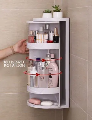 

Dropshipping storage shelf, Bathroom bathroom shelf, floor vanity toilet, multi-layer storage rack, suction wall corner locker