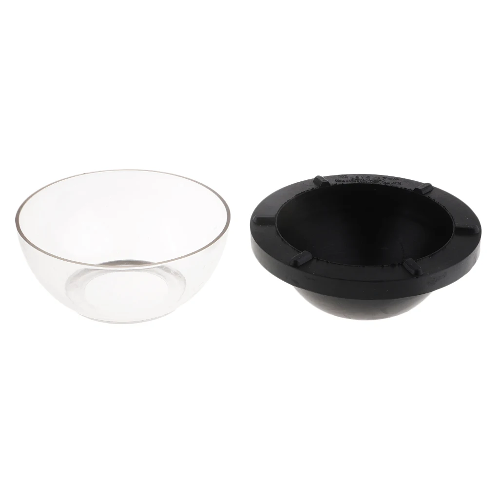 Plastic Bowl Shape Candle Making Mold Soap Making Mould for DIY Dried Flower Wedding Party Scented Tealight Candle