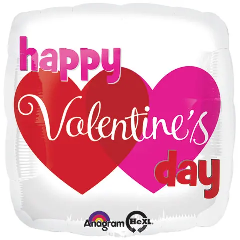 Amazon.com: anagram amscan 18" valentine heart clusters holographic 5pcs 18 inch Anagram Petite Valentine Pink & Red Foil Balloons Happy