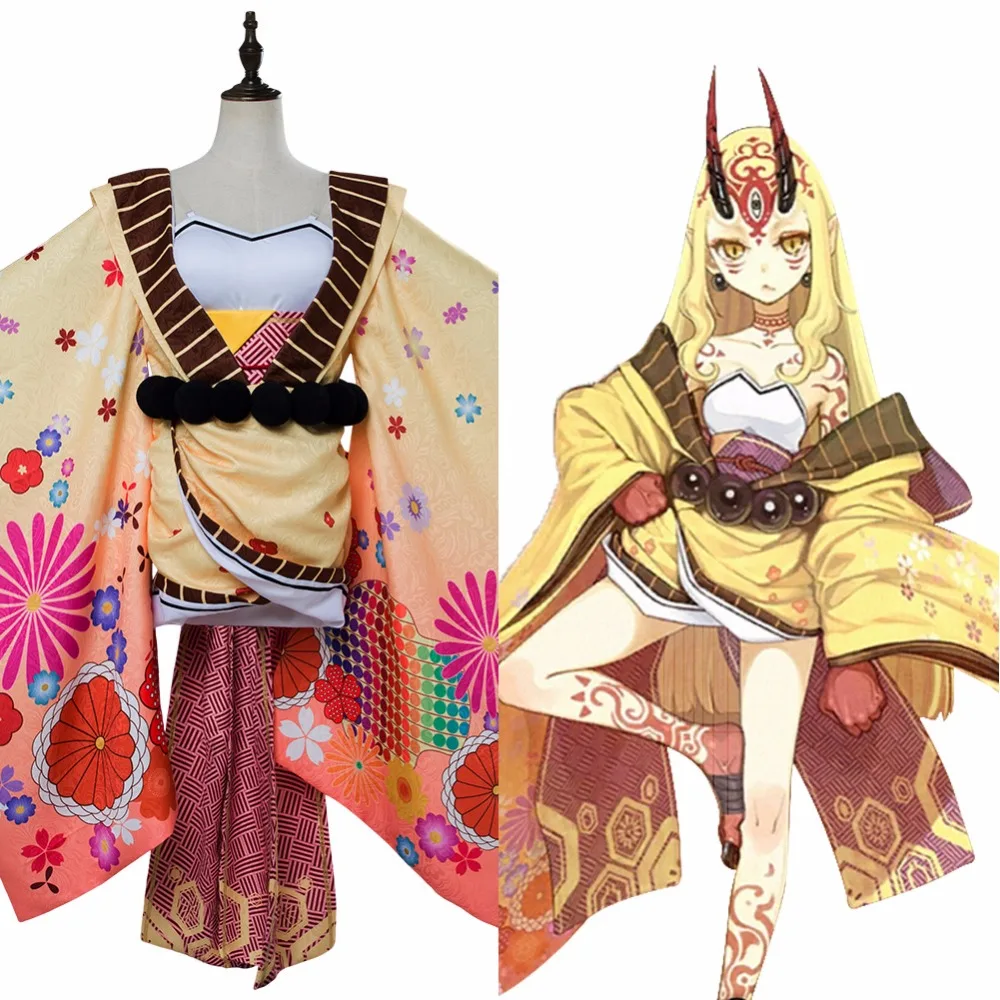 

Fate/Grand Order FGO Berserker Ibaraki Doji Cosplay Costume Halloween Carnival Masquerade Costume Outfit