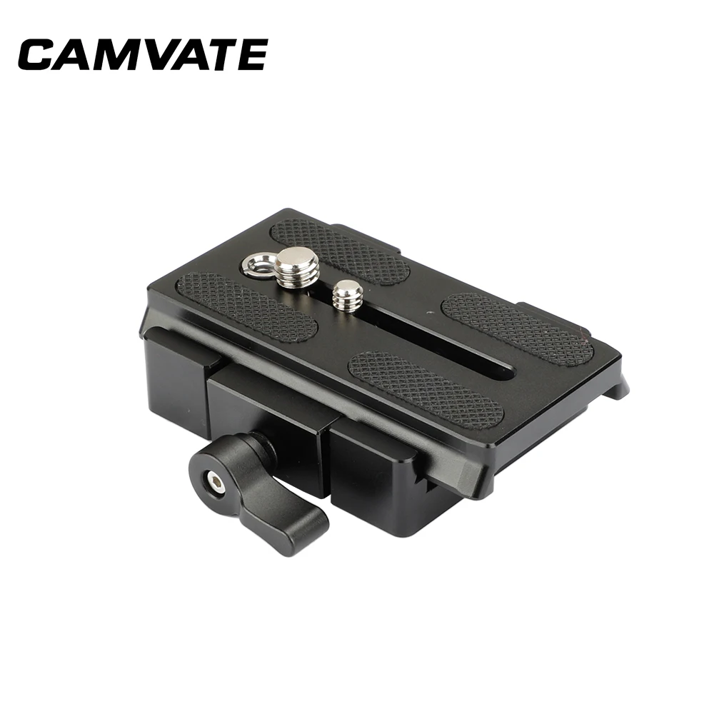 

CAMVATE Manfrotto Type Quick Release Assembly With Sliding Plate Camera Mount C2046