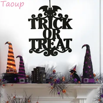 

Taoup Fabric Horror Trick Or Treat Hanging Ornaments Halloween Pendatns Accessories Props Decor Halloween 2018 Party Supplies