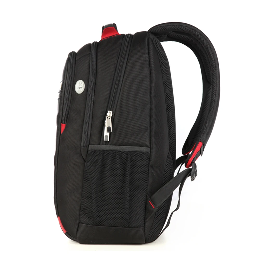 AspenSport Men& Women Laptop Backpack 15.6-17Inch Rucksack SchooL Bag Travel Waterproof Backpack Men Notebook Computer Bag Black