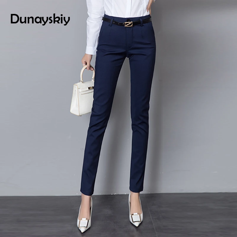 high waisted skinny work pants