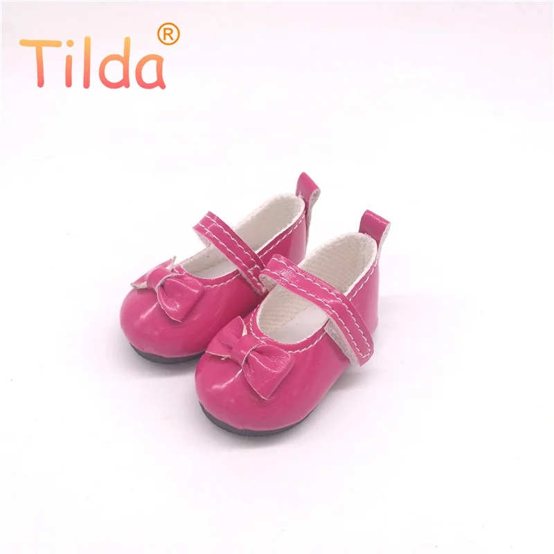 Тильда 5,6 см обувь для кукол Paola Reina Minifee, мини-игрушка спортивная обувь для MSD 1/4 обувь для кукол BJD обувь для кукол аксессуары - Цвет: bright pink