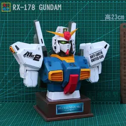 RX178 GUNDAM бюст головоломки бумажная модель сделай сам подарок ручной работы бумага книги по искусству популярные игрушки