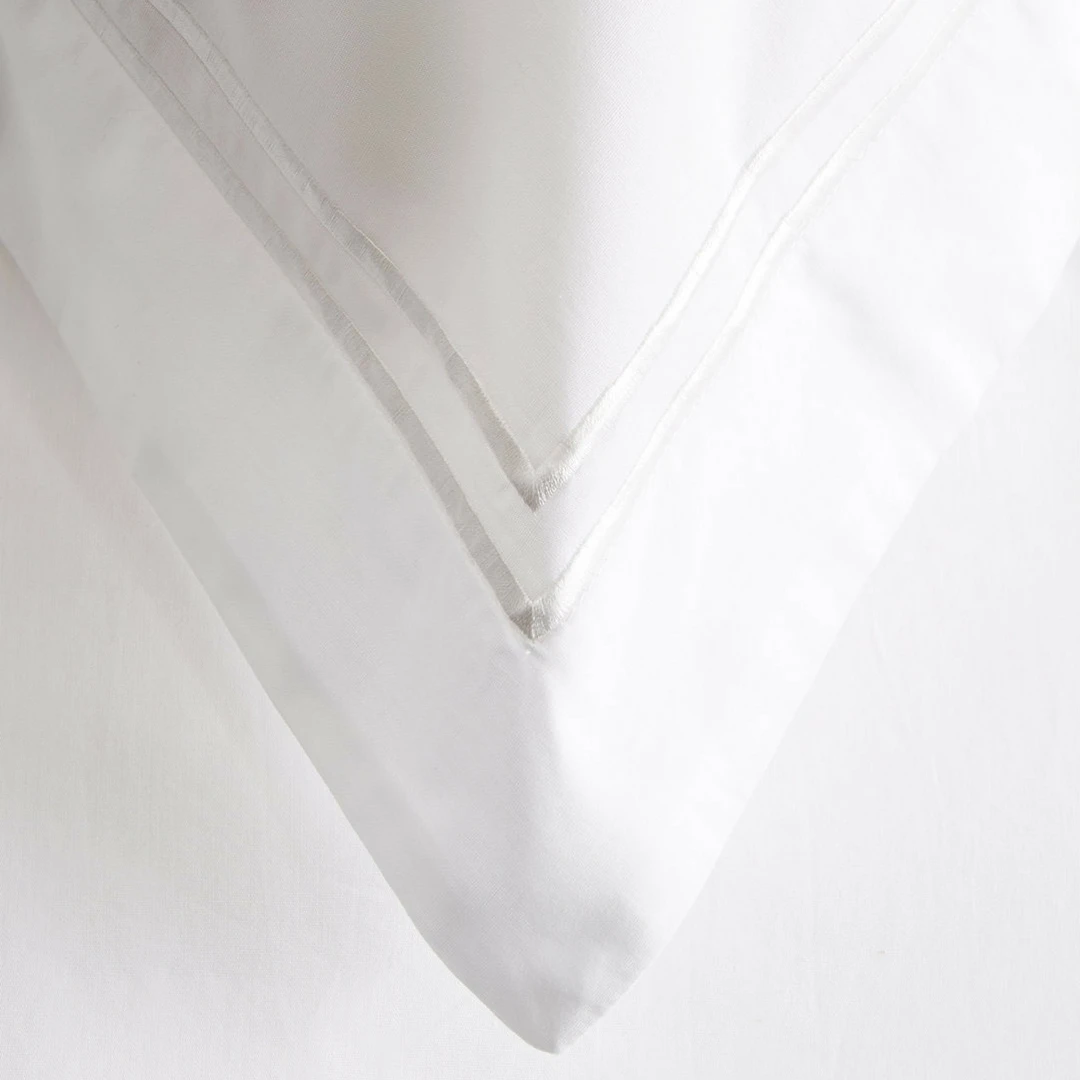 Hotel Luxury 100% Cotton Percale 3 Piece Duvet Set with Satin Stitching (5)