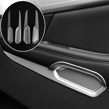 

WELKINRY car auto cover styling for Ford Explorer 2016 2017 ABS chrome interior door moulding trim armrest sticker bar trim