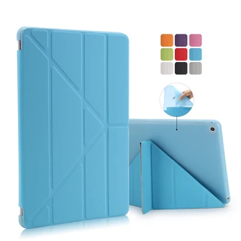 

TPU Flexible Silicone Soft Back Cover For Apple Ipad 6 5 3 2 4 PU Leather Front Case For ipad mini 4 3 2 1 For ipad pro 10.5