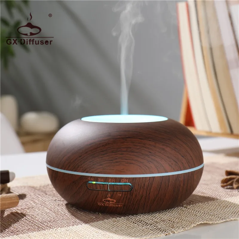 GX. Diffuser 300 мл Новый меняющийся цвет LED ароматерапия диффузор увлажнитель воздуха