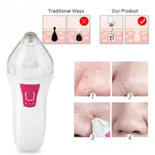 Удаление угрей электронный уход за кожей лица Чистая пора вакуум акне машина Очищение лица Очиститель экстрактор без кровотечения моль Точка удаления