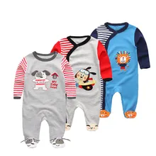 3 PCS/lot newbron winter long sleeve baby clothing set baby jumpsuit girls baby girl romper roupa bebe baby boy clothes