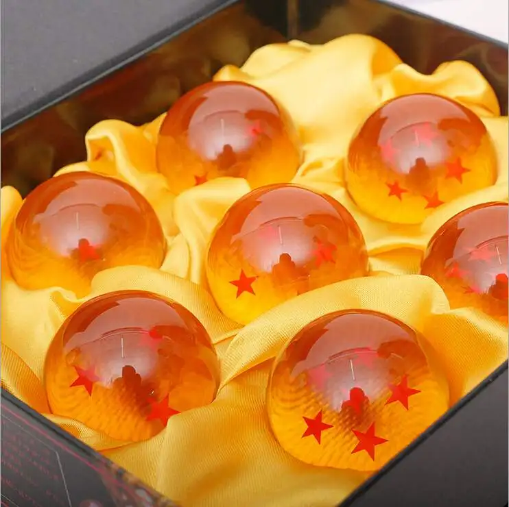 Dragon Ball Z хрустальные шары 7 см 7,5 см 7 шт./компл. ПВХ фигуркы игрушки высокое качество Новое в оригинальную подарочную коробку; - Цвет: Original Box 2D