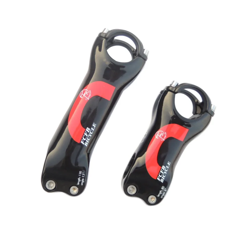 

2016 new FCFB FW red C-shaped carbon stem angle 17 angle 6 carbon stem bike parts bicycles parts mtb stem cycling parts